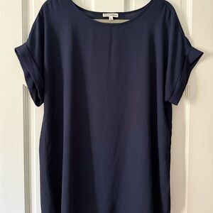 Zenana Outfitters Midnight Blue Blouse. xL